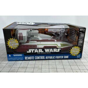 Star Wars Clone Wars Vehicle Remote Control Republic Tank Fighter NIB NEW